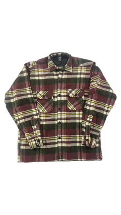 Camisaco Bordo/Amarillo/Negro
