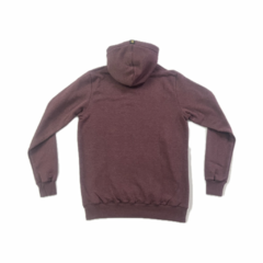 Buzo Canguro, Bordo Melange (Liso) - comprar online