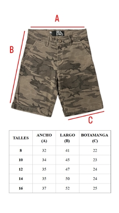 Bermuda Chino, Camo Tierra - 38 Special