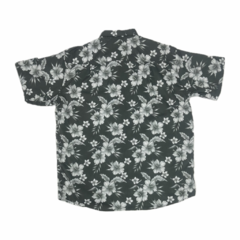 Camisa Hawaiana "Flores Blancas" - comprar online