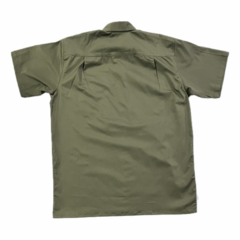 Camisa Worker, Manga Corta (Verde Oliva) - comprar online