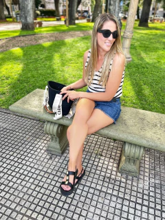 Sandalia Tulum Negra - tienda online