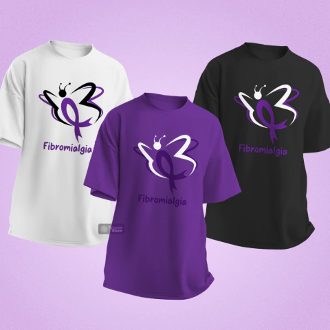 Camisetas - Borboleta Fibromialgia - comprar online