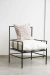 Almohadon PUFF Cuadrado tela exterior Crudo - comprar online