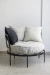 Almohadon Puff de Rustico tapicero GRIS