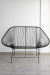 Sillón Acapulco Doble Negro - comprar online