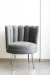 Sillón tapizado Pana Gris oscuro OSTRA - tienda online