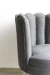 Sillón tapizado Pana Gris oscuro OSTRA - ESPACIO 682