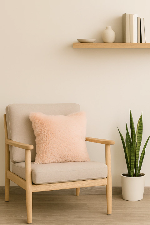 Almohadon Peluche 45 Cm x 45 Cm ROSA - comprar online