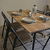 Combo 4 Silla Atacama plegable + Mesa Nordica 130cm x 80cm x 74 cm - ESPACIO 682