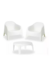 2 Sillones SKARPO + Mesa color BLANCO - comprar online