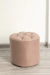 Imagen de Puff Pana Capitone Rosa vintage