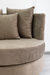 Sillón tapizado pana Marron MOON - - tienda online