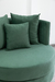 Sillón tapizado pana Verde Beneton MOON - - ESPACIO 682