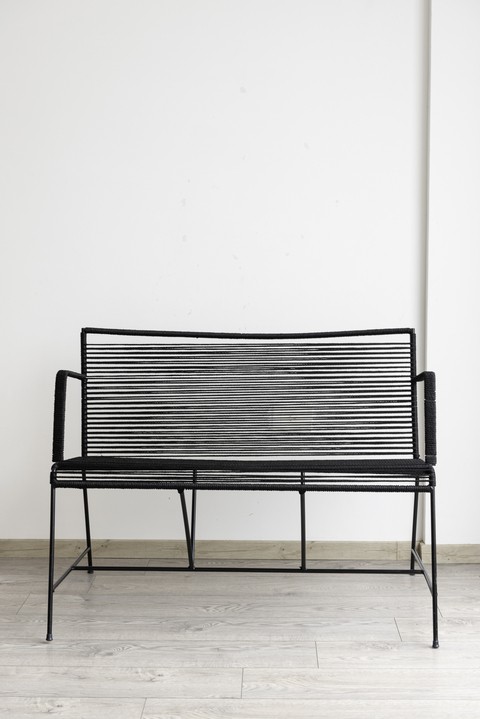 Sillón Poltrona Libanesa Doble Negro - comprar online