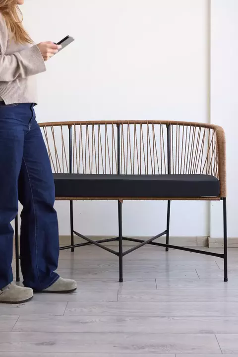 Almohadon Gervasoni Doble ALTA DENSIDAD INTERIOR NEGRO - comprar online