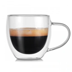 JARRO MUG DOBLE VIDRIO 250 ML - comprar online