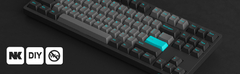 Akko Black & Cyan 3087 Switch CS Wine Red - comprar online
