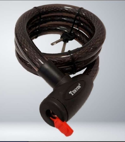 Candado TONYON Moto 25x1500 c/Llave