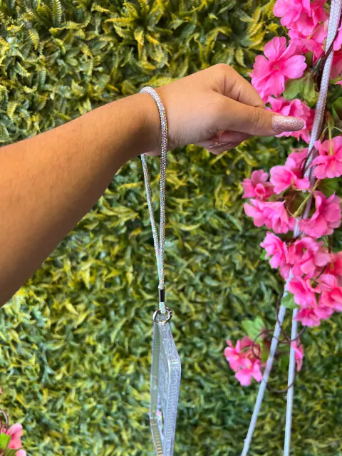 Cordão Bag de Mão Strass