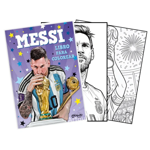 Librito para colorear - Messi
