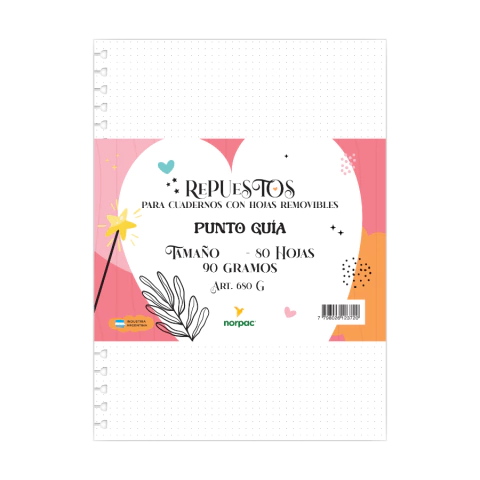 Repuesto para Cuaderno Inteligente - Punto Guía - Norpac