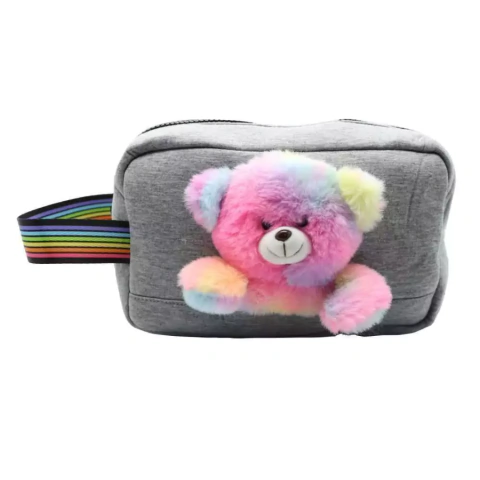 Cartuchera de peluche - Oso - Cresko