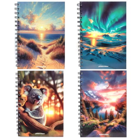Cuaderno liso A5 - Papel blanco - Plantec