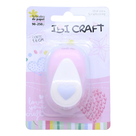 Sacabocados Perforadora 1.6 cm - Corazón - Ibi craft