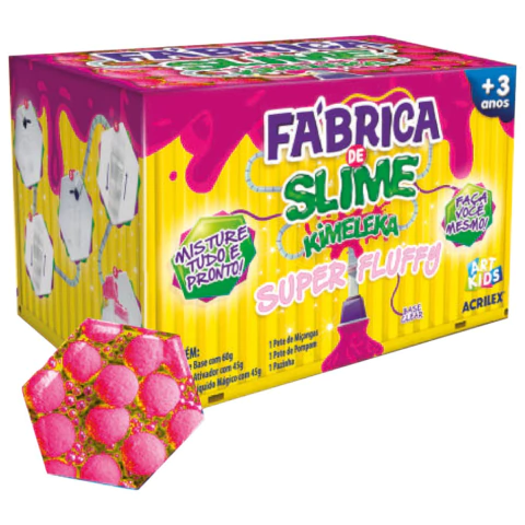 Fabrica de slime Kimeleka - Super Fluffy - Acrilex - comprar online
