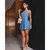 PUGLIA - Conjunto Feminino de Shorts e Blusa (Bata) Alça Regulável e Amarração Lateral. Shorts com Bolso e Forro.