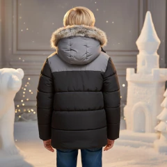 Campera de abrigo combinada de Varon importada con piel por dentro (Art.KD-12) - Kids Company