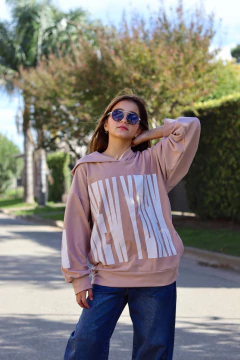 Canguro NEW YORK en tela Darlon frisado importado de nena en internet