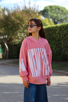 Imagen de Canguro NEW YORK en tela Darlon frisado importado de nena