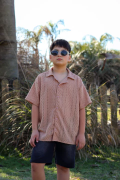 Camisa de crochet calado unisex premium ART 311 - Kids Company