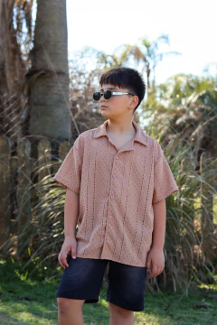 Camisa de crochet calado unisex premium ART 311 - comprar online