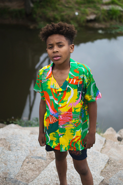 Camisa hawaiana de poplim estampado art.05 en internet