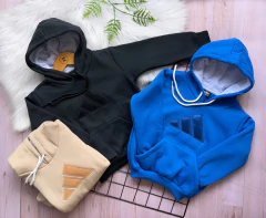 Casaco moletom com capuz Adidas - comprar online