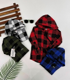 Camisa xadrez flanelada