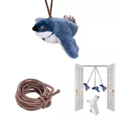 Imagen de Pajaro Juguete Interactivo Para Gatos Aletea Sonido Mascota
