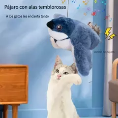 Pajaro Juguete Interactivo Para Gatos Aletea Sonido Mascota en internet