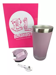 Vaso Termico Parlante con Tapa y Abridor