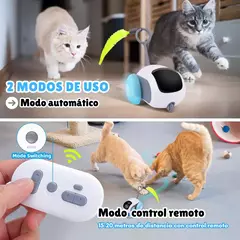 Juguete Gatos Raton Interactivo Smart Recargable Con Control - Blacklist