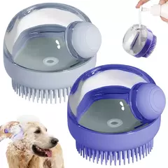 Cepillo De Baño Mascotas Silicona Suave Perro Gato