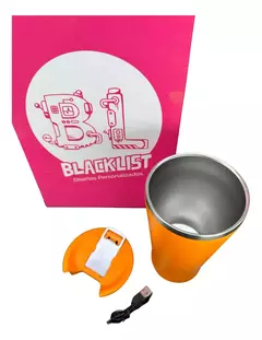 Vaso Termico Parlante con Tapa y Abridor - comprar online