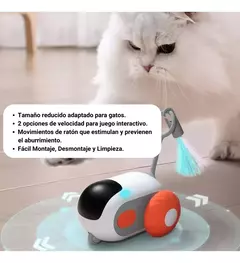 Juguete Gatos Raton Interactivo Smart Recargable Con Control - tienda online