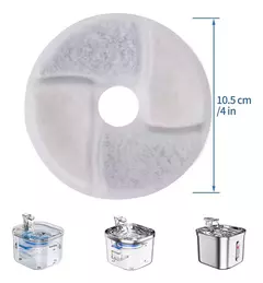 Filtro 10.5cm X8 Reemplazo Bebedero Gatos Perros - comprar online