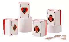 Taza Ceramica Poker Con Cuchara Y Tapa
