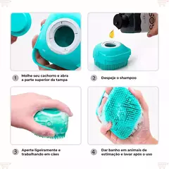 Cepillo De Baño Para Perro Gato Con Dispensador - tienda online