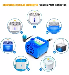 Repuesto Motor Fuente De Agua Para Gatos Perros Usb Con Luz en internet